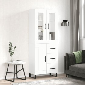 Tall white plywood sideboard 69.5x34x180 cm by vidaXL, Sideboards - Ref: Foro24-3198681, Price: 194,99 €, Discount: %