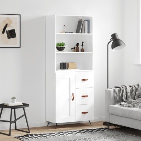 High glossy white plywood sideboard 69.5x34x180 cm by vidaXL, Sideboards - Ref: Foro24-3189991, Price: 145,25 €, Discount: %