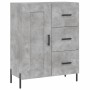 Aparador alto madera contrachapada gris hormigón 69,5x34x180 cm de vidaXL, Aparadores - Ref: Foro24-3190033, Precio: 148,54 €...