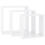 Estantes cubo de pared 3 unidades MDF blanco de vidaXL, Estantes y estanterías - Ref: Foro24-323949, Precio: 31,36 €, Descuen...