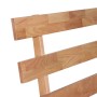 Solid oak wood bed frame 160x200 cm by vidaXL, Beds and slatted bases - Ref: Foro24-247265, Price: 420,16 €, Discount: %