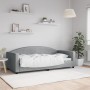 Sofá cama tela gris claro 90x190 cm de vidaXL, Camas y somieres - Ref: Foro24-354121, Precio: 206,87 €, Descuento: %