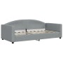 Sofá cama tela gris claro 90x190 cm de vidaXL, Camas y somieres - Ref: Foro24-354121, Precio: 206,87 €, Descuento: %