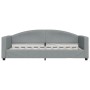 Sofá cama tela gris claro 90x190 cm de vidaXL, Camas y somieres - Ref: Foro24-354121, Precio: 206,87 €, Descuento: %