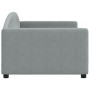 Sofá cama tela gris claro 90x190 cm de vidaXL, Camas y somieres - Ref: Foro24-354121, Precio: 206,87 €, Descuento: %