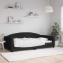 Black fabric sofa bed 100x200 cm by vidaXL, Beds and slatted bases - Ref: Foro24-354118, Price: 224,16 €, Discount: %