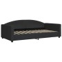 Black fabric sofa bed 100x200 cm by vidaXL, Beds and slatted bases - Ref: Foro24-354118, Price: 224,16 €, Discount: %