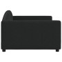 Black fabric sofa bed 100x200 cm by vidaXL, Beds and slatted bases - Ref: Foro24-354118, Price: 224,16 €, Discount: %