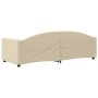 Sofá cama tela color crema 80x200 cm de vidaXL, Camas y somieres - Ref: Foro24-354110, Precio: 211,81 €, Descuento: %