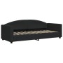 Black fabric sofa bed 80x200 cm by vidaXL, Beds and slatted bases - Ref: Foro24-354108, Price: 208,95 €, Discount: %