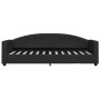 Black fabric sofa bed 80x200 cm by vidaXL, Beds and slatted bases - Ref: Foro24-354108, Price: 208,95 €, Discount: %