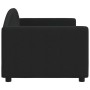 Black fabric sofa bed 80x200 cm by vidaXL, Beds and slatted bases - Ref: Foro24-354108, Price: 208,95 €, Discount: %