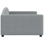 Sofá cama tela gris claro 100x200 cm de vidaXL, Camas y somieres - Ref: Foro24-354116, Precio: 230,09 €, Descuento: %