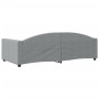 Sofá cama tela gris claro 100x200 cm de vidaXL, Camas y somieres - Ref: Foro24-354116, Precio: 230,09 €, Descuento: %