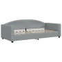 Sofá cama tela gris claro 90x200 cm de vidaXL, Camas y somieres - Ref: Foro24-354111, Precio: 229,80 €, Descuento: %