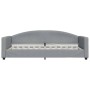 Sofá cama tela gris claro 90x200 cm de vidaXL, Camas y somieres - Ref: Foro24-354111, Precio: 229,80 €, Descuento: %