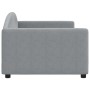 Sofá cama tela gris claro 90x200 cm de vidaXL, Camas y somieres - Ref: Foro24-354111, Precio: 229,80 €, Descuento: %