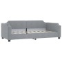 Sofá cama tela gris claro 100x200 cm de vidaXL, Camas y somieres - Ref: Foro24-354210, Precio: 232,82 €, Descuento: %