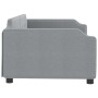 Sofá cama tela gris claro 100x200 cm de vidaXL, Camas y somieres - Ref: Foro24-354210, Precio: 232,99 €, Descuento: %