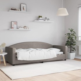 Sofá cama tela gris taupe 80x200 cm de vidaXL, Camas y somieres - Ref: Foro24-354109, Precio: 207,99 €, Descuento: %