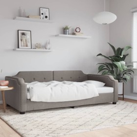 Sofá cama tela gris taupe 90x200 cm de vidaXL, Camas y somieres - Ref: Foro24-354208, Precio: 225,62 €, Descuento: %