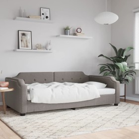 Taupe gray fabric sofa bed 80x200 cm by vidaXL, Beds and slatted bases - Ref: Foro24-354203, Price: 219,99 €, Discount: %