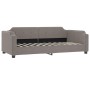 Taupe gray fabric sofa bed 80x200 cm by vidaXL, Beds and slatted bases - Ref: Foro24-354203, Price: 219,48 €, Discount: %