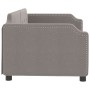 Taupe gray fabric sofa bed 80x200 cm by vidaXL, Beds and slatted bases - Ref: Foro24-354203, Price: 219,48 €, Discount: %