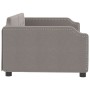 Taupe gray fabric sofa bed 100x200 cm by vidaXL, Beds and slatted bases - Ref: Foro24-354213, Price: 234,35 €, Discount: %