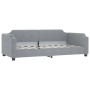 Sofá cama tela gris claro 90x190 cm de vidaXL, Camas y somieres - Ref: Foro24-354215, Precio: 222,59 €, Descuento: %