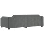 Sofá cama tela gris oscuro 80x200 cm de vidaXL, Camas y somieres - Ref: Foro24-354201, Precio: 219,48 €, Descuento: %