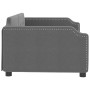 Sofá cama tela gris oscuro 100x200 cm de vidaXL, Camas y somieres - Ref: Foro24-354211, Precio: 234,35 €, Descuento: %