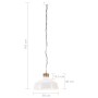 Industrial pendant lamp 58 cm white E27 by vidaXL, Lamps - Ref: Foro24-320832, Price: 68,99 €, Discount: %