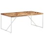 Mesa de comedor de madera maciza de acacia y mango 180x90x76 cm de vidaXL, Mesas de cocina y de comedor - Ref: Foro24-323551,...