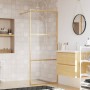 Transparent glass shower door screen ESG gold 80x195cm by vidaXL, Shower walls and screens - Ref: Foro24-154935, Price: 176,4...