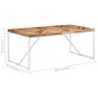 Mesa de comedor de madera maciza de acacia y mango 180x90x76 cm de vidaXL, Mesas de cocina y de comedor - Ref: Foro24-323551,...