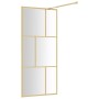 Transparentes ESG Gold Glas Duschtürgitter 90x195cm von vidaXL, Duschwände und Duschwände - Ref: Foro24-154955, Preis: 174,64...