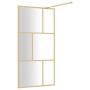 Transparente ESG Gold ESG Duschtürwand 100x195 cm von vidaXL, Duschwände und Duschwände - Ref: Foro24-154957, Preis: 220,70 €...