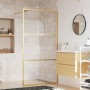 Duschtürtrennwand aus transparentem Glas ESG Gold 100x195 cm von vidaXL, Duschwände und Duschwände - Ref: Foro24-154939, Prei...