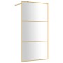 Duschtürtrennwand aus transparentem Glas ESG Gold 100x195 cm von vidaXL, Duschwände und Duschwände - Ref: Foro24-154939, Prei...