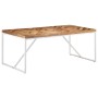 Mesa de comedor de madera maciza de acacia y mango 180x90x76 cm de vidaXL, Mesas de cocina y de comedor - Ref: Foro24-323551,...