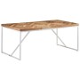 Mesa de comedor de madera maciza de acacia y mango 180x90x76 cm de vidaXL, Mesas de cocina y de comedor - Ref: Foro24-323551,...