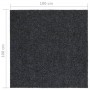 Hallway rug traps dirt 100x100 cm anthracite gray by vidaXL, Rugs - Ref: Foro24-327165, Price: 27,62 €, Discount: %