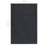 Alfombra de pasillo atrapa suciedad 100x150 cm gris antracita de vidaXL, Alfombras - Ref: Foro24-327166, Precio: 35,34 €, Des...