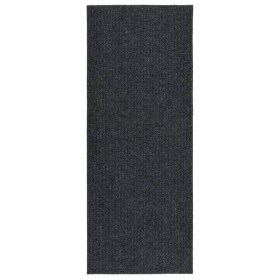 Alfombra de pasillo atrapa suciedad 100x250 cm gris antracita de vidaXL, Alfombras - Ref: Foro24-327168, Precio: 50,49 €, Des...