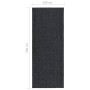 Hallway rug traps dirt 100x250 cm anthracite gray by vidaXL, Rugs - Ref: Foro24-327168, Price: 54,38 €, Discount: %