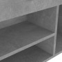 Shoe bench with gray plywood cushion concrete 104x30x49 cm by vidaXL, Shoe racks and shoe organizers - Ref: Foro24-326754, Pr...