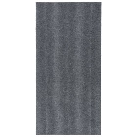 Alfombra de pasillo atrapa suciedad 100x200 cm gris de vidaXL, Alfombras - Ref: Foro24-327176, Precio: 39,99 €, Descuento: %