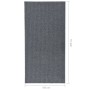 Flurteppich fängt Schmutz auf, 100x200 cm grau von vidaXL, Teppiche - Ref: Foro24-327176, Preis: 36,26 €, Rabatt: %