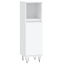 Engineered wood bathroom cabinet in white, 30x30x100 cm by vidaXL, bathroom vanities - Ref: Foro24-831556, Price: 51,73 €, Di...